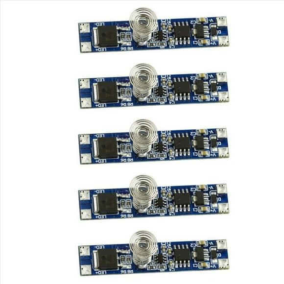 5X 5V-24V 8A Smart Intelligent LED Light Dimmer MóDulo de Sensor Capacitivo PCBALED Control de AtenuacióN Interruptor TáCtil