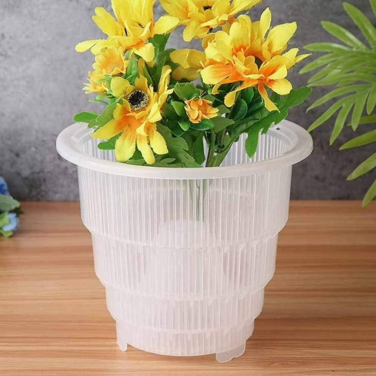 Meshpot 4 5 6 Inches /10 12 15 cm Clear Orchid Pot With Holes