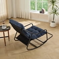 thumbnail image 4 of Jopath Outdoor Rocking Chair with Soft Thick Cushion,Comfy Cushion for Living Room Bedroom Reading Room Navy Blue, 4 of 9