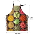 thumbnail image 5 of Lsque Spices And Herbs Waterproof Apron Chef Aprons for Men Heavy Duty Chemical Work Apron Extra Long Grilling Aprons with Adjustable Bib Apron, 5 of 9