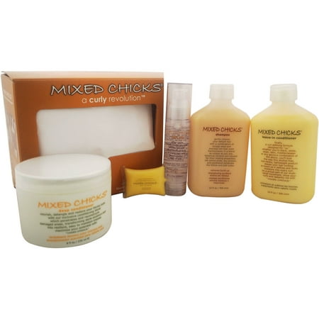 Quad Pack - A Curly Revolution by Mixed Chicks for Unisex, 4 Pc