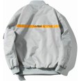 thumbnail image 2 of CORIRESHA Chaquetas bomber ajustadas para hombre Apollo NASA, 2 of 6