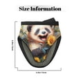 thumbnail image 3 of Pofeuu Elegant Cute Panda Sunflower Print Thickened Mini Silicone Oven Mitts Heat Resistant, Rubber Oven Mitt Gloves, Finger Pinch Grips, Pot Holder, Silicone Potholder, 3 of 7
