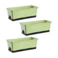 thumbnail image 1 of Almencla Window Box Planter Creative Unique Windowsill Planter for Shelf Office Porch Green 3pcs, 1 of 8