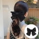 thumbnail image 2 of Pasador grande con lazo para el pelo Lazos para el pelo de niña para mujer Pasadores con lazo para mujer Accesorios para el pelo de niña Pasadores con lazo rojo y negro para el pelo, 2 of 2