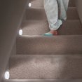 thumbnail image 2 of 1Pcs 6 LED Capteur de Mouvement Sans Fil Veilleuse Alimentée par Batterie pour Salon, 2 of 11