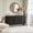 Black, variant on AISWORD 9 Drawer Dresser, Modern Wooden Dresser Chest with Metal Handles, Large Storage for Bedroom, White