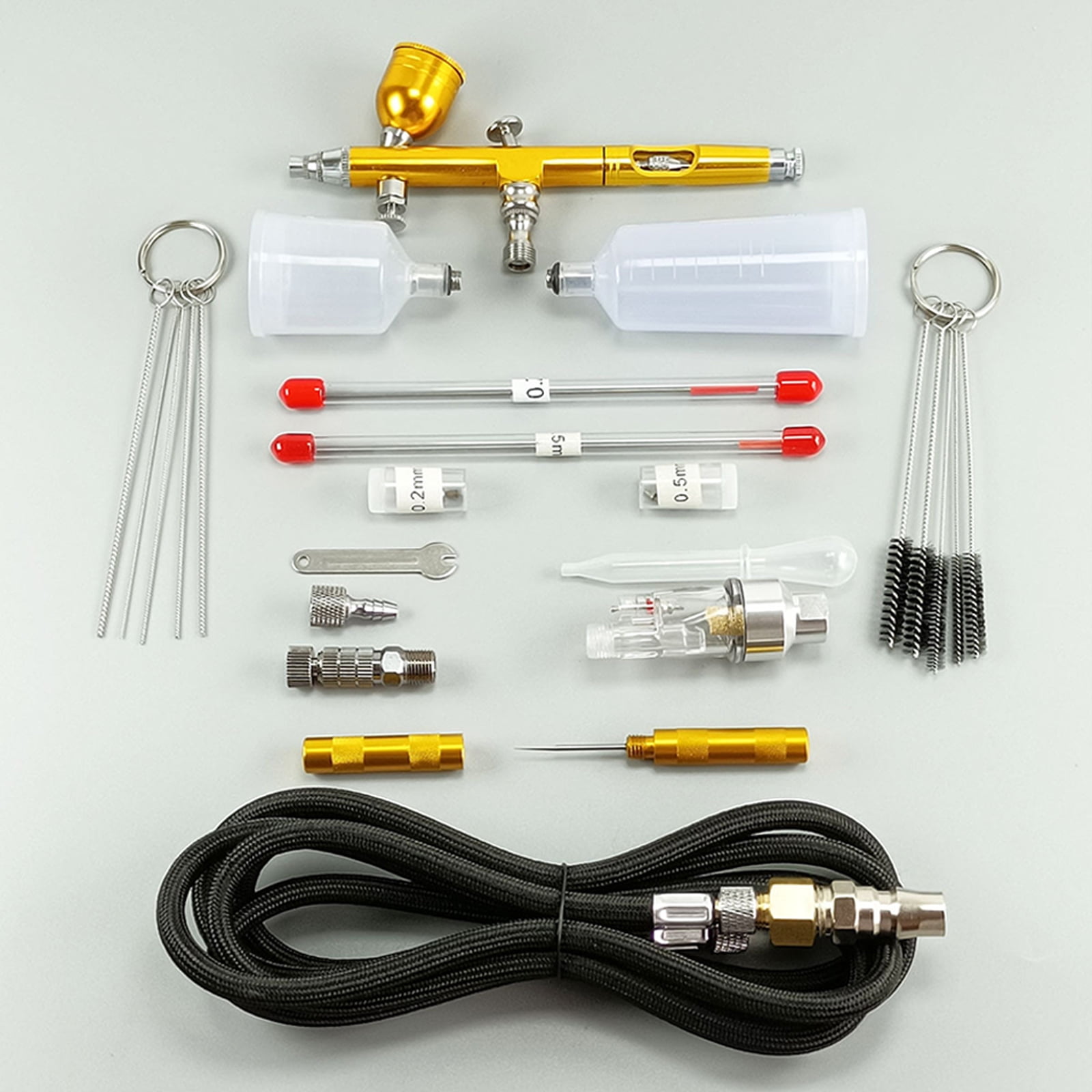 Double Action Airbrushing for Model Cake Car Painting Beauty Inkjet Manicure Art Crafts Cake Art Accessories
