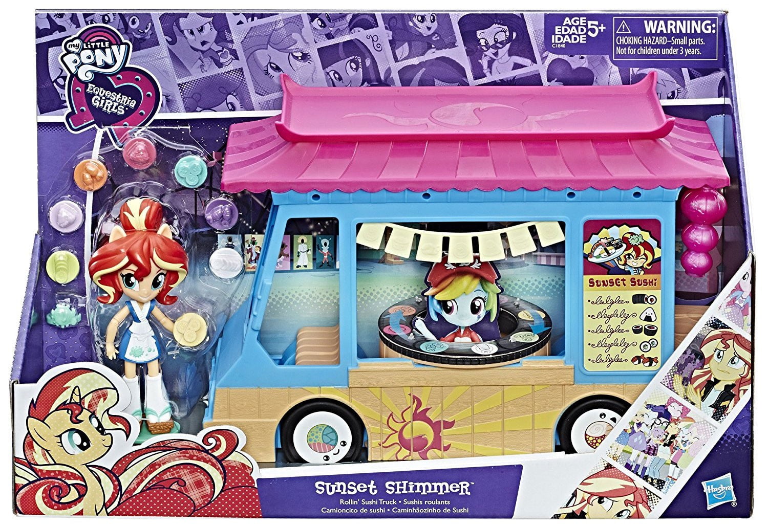 my little pony sushi truck