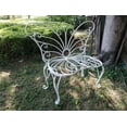 thumbnail image 2 of WHITE METAL GARDEN BUTTERFLY CHAIR, 2 of 3