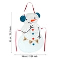 thumbnail image 3 of Christmas Decorations Santa Bib Smock Waiter Adult Cartoon Christmas Apron, 3 of 7