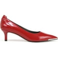 thumbnail image 2 of Franco Sarto Women's Kalsa Kitten Heel Pump Crimson Red Glossy 10W, 2 of 5