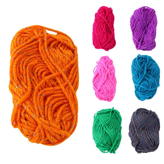 FUTUREORYY DIY Knitting Wool Handcrafted Yarn ng for Decoration 12Pcs