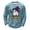 #1-Light Blue-B0714G, variant on Hearthz S-5XL Ghost Jack-O Bat Print Big and Tall Sweatshirts for Men Waffle Knit Men's Dress Shirts Long Sleeve Halloween Fall Lightweight Pullover Men