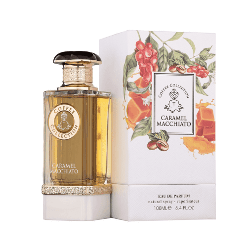 Fragrance World Coffee Collection Caramel Macchiato EDP pour Lui / Elle 100 ml / 3.4 Fl. Oz