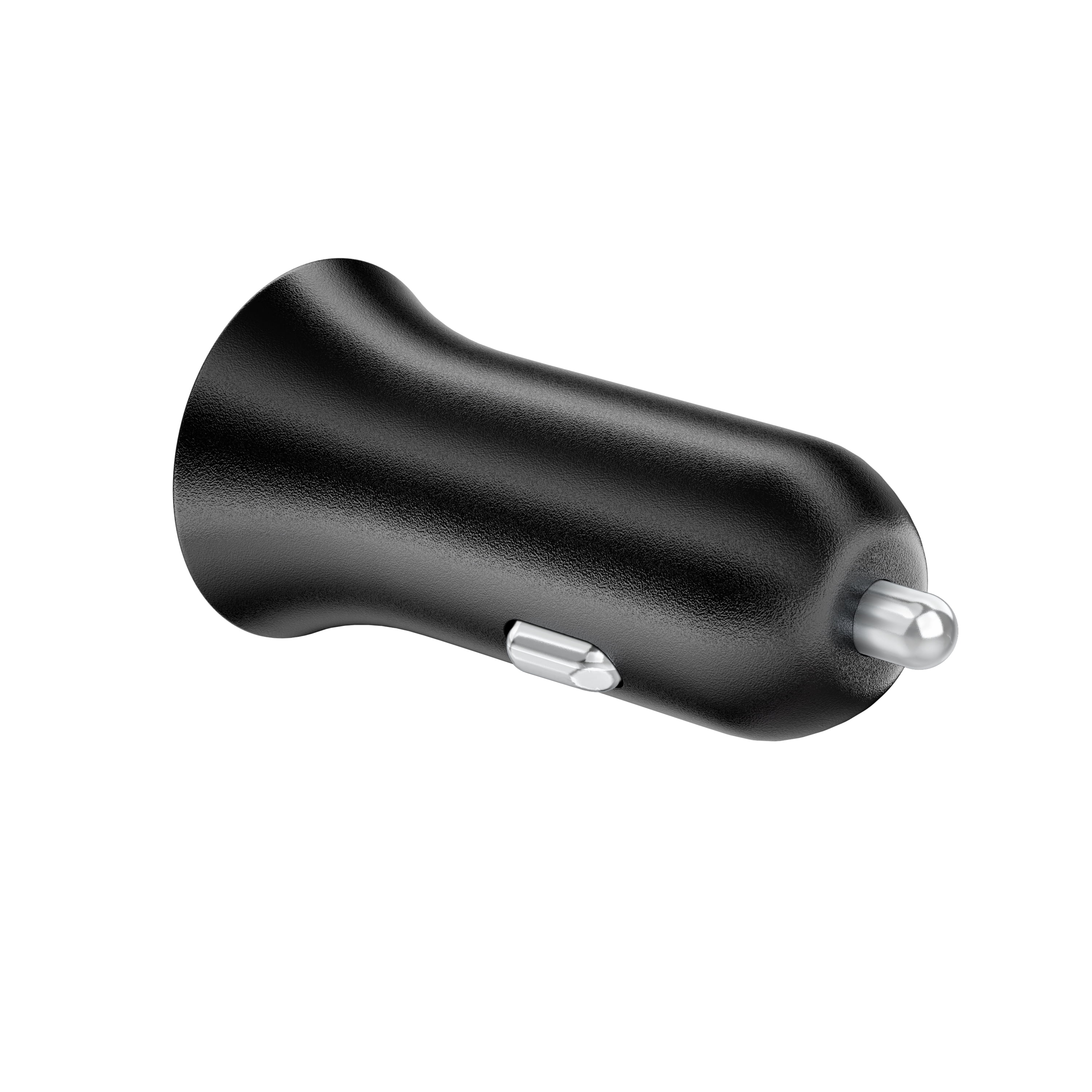 (2 pack) onn 24W Dual USB-A Port Car Charger with Compact Design for Cigarette Lighter Adapter