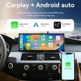 thumbnail image 5 of MOOKAKA 12.3" Smart Display Radio Audio Media Player for BMW 5 Series E60 2006-2010 Models Universal Car Navigation GPS Upgrade Headunit Android Replacement HD Screen Carplay Accessories, 5 of 18