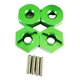 thumbnail image 1 of Vogacara RCGOFFLOW-pieza de coche de control remoto, montaje hexagonal de rueda, adaptador fuerte para 1/10 FS 53633 51805 51806 53625 53632, Kits de construcción modelo Verde, 1 of 6