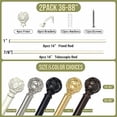 thumbnail image 6 of White Farmhouse Curtain Rods for Windows:Heavy Duty Adjustable Curtain Rod for Bedroom Living Room,Boho Decorative Rustic Drapery Pole with Vintage Coastal Finials,Antique White 2 Pack 36-88", 6 of 8