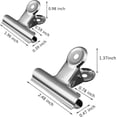 thumbnail image 6 of Metal Bag Clips，Heavy Duty Stainless Steel Clips for Food, All-Purpose Air Tight Seal,Large Potato Chip Bag Clips - 2 Size Bag Clips Heavy Duty for Office School Home,12 Pack, 6 of 7