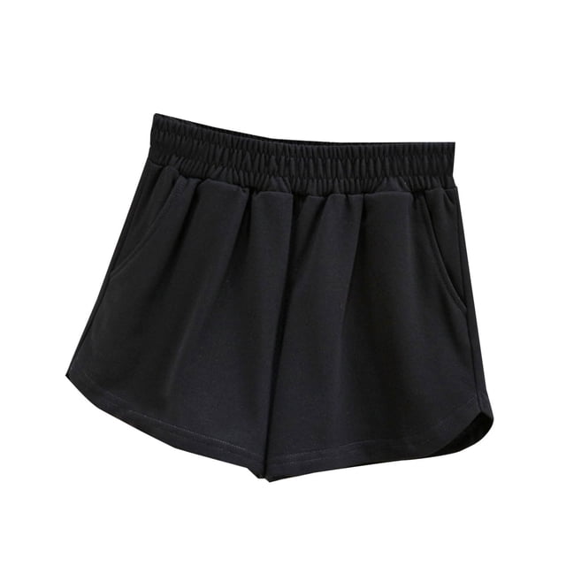Jgppe Womens Athletic Mini Shorts Lightweight Cotton Summer Short Pants with Pockets Workout