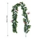 thumbnail image 3 of Corona Navideña de Agujas de Pino con Bayas Artificiales, Enredaderas de Hojas y Agujas de Pino, Decoración Invernal para Chimenea, Mesa o Porche, Coronas Navideñas Verdes., 3 of 7