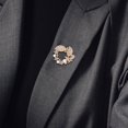 thumbnail image 5 of FOMIYES Stylish Rhinestone Leaf Brooch Pin for Women’s Fashion Accessories and Elegant Outfits, 5 of 5