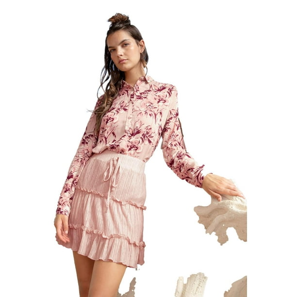FALDA BRISEIDA rosa Mediana