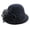 Black1, variant on Weikingp Cloche Hats For Women,Derby Hats For Women Flapper Hat Women Fedora Retro Hats For Women Fascinators Hats Cloche Bowler Hat 1920s Hats For Women Blue