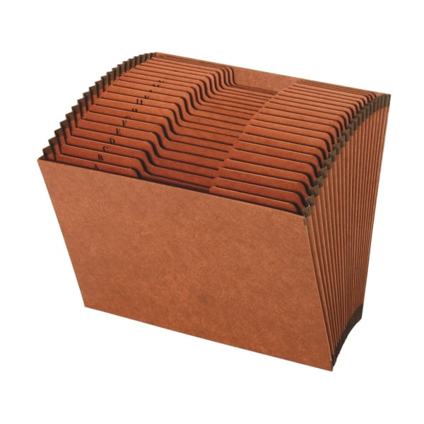 Pendaflex Expanding Alphabetic File, 21 Pockets, Letter Size, Redrope