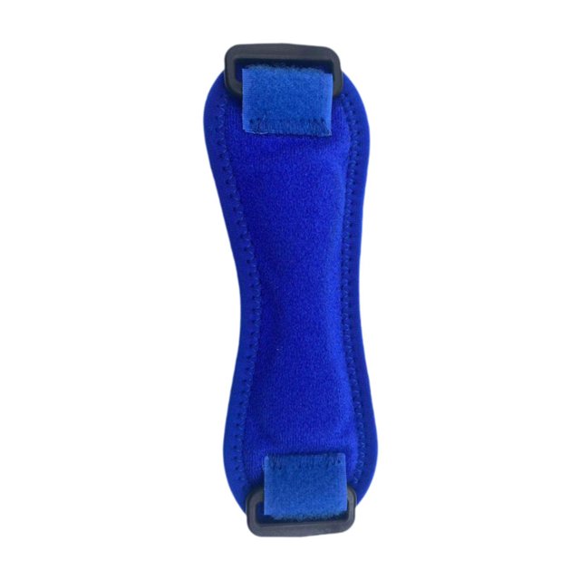 Esquirla Sangle de Genou Support Rotulien Antidérapant pour Randonnée Basketball Sauteurs Bleu