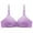 Purple, variant on Loopsun Plus Size Bras for Women, Womens Bra Soild Color Wire Free Underwear Bra Everyday Underwear Beige S
