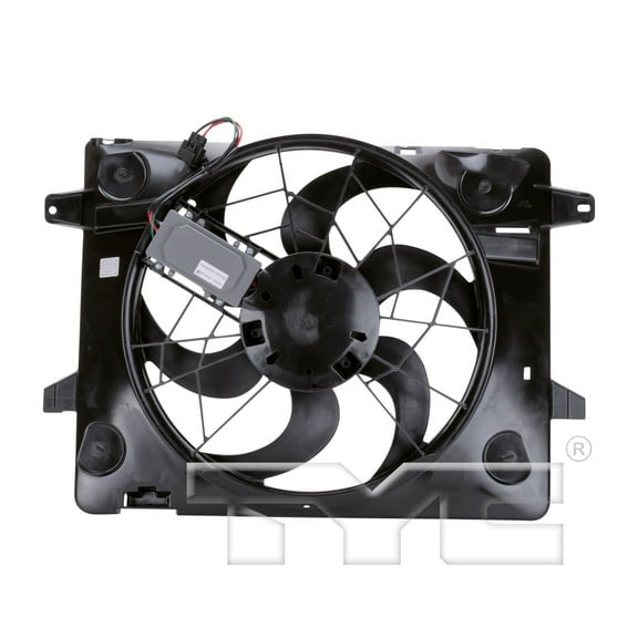 TYC 621290 Dual Radiator and Condenser Fan Assembly Fits select: 2003-2005 MERCURY GRAND MARQUIS, 2003-2005 FORD CROWN VICTORIA