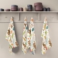 thumbnail image 5 of Soft Absorbent Reusable Kitchen Towels, Set of 4|28x18 in, Cute Monkeys in The Jungle Dining Kitchen Living Room Tea Towels Dish Towels Decorative Towels, 5 of 7
