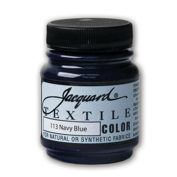Jacquard Couleur Tissu Peinture 2.25oz-Bleu Marine
