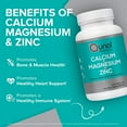 thumbnail image 2 of Qunol Magnesium 3 in 1 Tablets with Calcium & Zinc for Immune Support, Bone, Nerve, and Muscle Health Supplement, 270 Count, 2 of 4