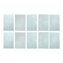 Unique Bargains 10 Pcs Realistic Temporary Tatto Butterfly Fake Tattoos White