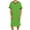 Green, variant on Fancifize Men's Nightgown V Neck Short Sleeves Nightshirt Long Casual Sleepwear Comfy Soft Loungewear With Pockets