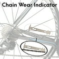 BIKEHAND Bike Chain Checker Wear Indicator Compatible with 7 to 12 Speed Chains