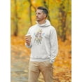 thumbnail image 2 of Bohemian Cheetah Hoodie Men -Image by Shutterstock, Male 4X-Large, 2 of 4