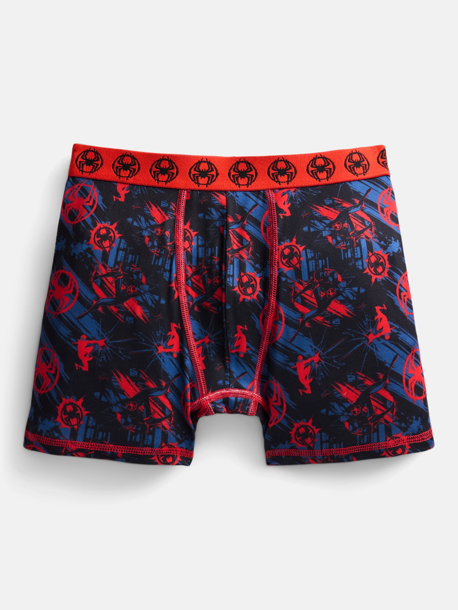 Spider-Man: Into the Spider-Verse Boys Boxer Brief Underwear, 4-Pack