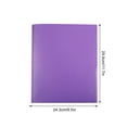 thumbnail image 4 of Carpetas de plástico resistentes con bolsillos - carpetas tamaño carta para oficina y escuela, resistentes al agua y duraderas en 7 colores, 4 of 4
