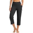 thumbnail image 6 of Women's Yoga Pants Workout Leggings Flare Casual Lounge Pants with Pockets High Waist and Tummy Control, M, 6 of 6