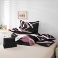 thumbnail image 6 of Homewish Geometric Stripes 7-Piece King Bedding Set - Abstract Lines Vintage, 6 of 8
