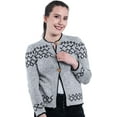 thumbnail image 1 of Gamboa Cardigan en Alpaga Véritable pour Femmes Hiver Automne Léger Doux Pull, 1 of 4