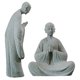 thumbnail image 1 of 2pcs Monk Figurine Estatua de monje en miniatura para la escultura de monje del paisaje Ornamento, 1 of 6