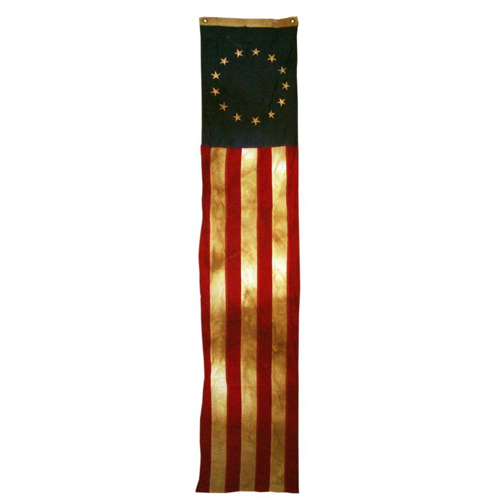 13Star 20in x 8ft Sewn Cotton Flag Pull Down Heritage Series by Valley