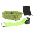 thumbnail image 3 of DYNWAVECA Stretching Strap Yoga Strap Split Inversion Strap Waist Back Bend Leg Stretching Strap Yoga Stretching Strap for Dance Ballet Green, 3 of 9