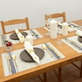 thumbnail image 4 of mubwai Beige Placemats Set of 4, 12x18 Inch Heat Resistant Non-Slip Washable Durable Table Placemats for Holiday Party Kitchen Dining Room Decoration, 4 of 6