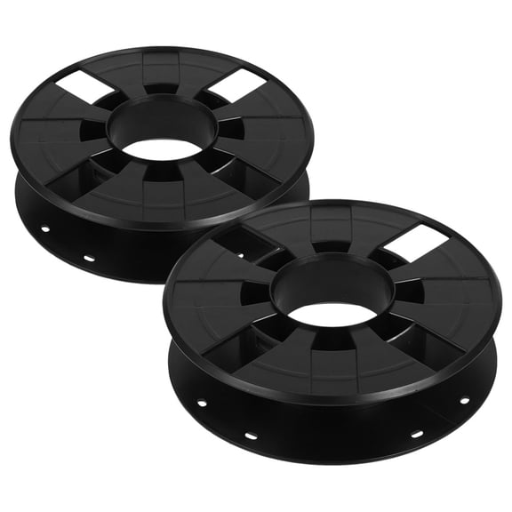CRILSTYLEO 2-Pack Small Portable Plastic Extension Cord Storage Reel Organizer for Home, Garage, and Outdoor Use